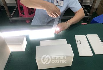 Factory page Quality Control LGP packaging​